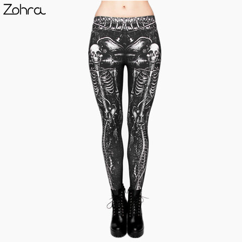 Zohra Black Skull Fashion