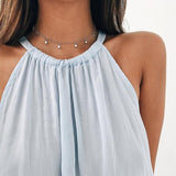 Chain Tassel Star Necklace