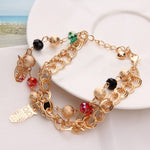 Gold Color Multilayer  Bracelets