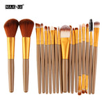 MAANGE 6/15/18Pcs Makeup Brushes