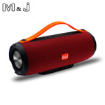 M&J Portable wireless Bluetooth Speaker Stereo big power 10W system TF FM Radio Music Subwoofer Column Speakers for Computer