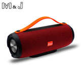 M&J Portable wireless Bluetooth Speaker Stereo big power 10W system TF FM Radio Music Subwoofer Column Speakers for Computer