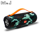 M&J Portable wireless Bluetooth Speaker Stereo big power 10W system TF FM Radio Music Subwoofer Column Speakers for Computer
