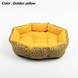 Colorful Leopard Dog Bed