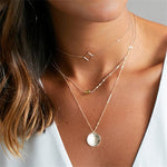 Coin Layered Necklace