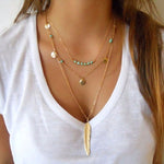 Coin Layered Necklace