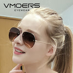 VMOERS Rimless Pilot Sunglasses