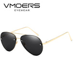 VMOERS Rimless Pilot Sunglasses