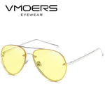 VMOERS Rimless Pilot Sunglasses