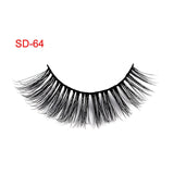 3 Pairs Natural False Eyelashes hion Makeup Tool