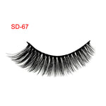 3 Pairs Natural False Eyelashes hion Makeup Tool