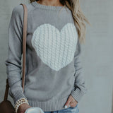 Heart Women Casual Pullover