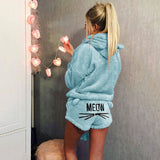 Women Coral Velvet  Hoodies