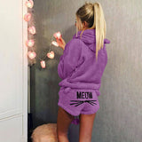 Women Coral Velvet  Hoodies