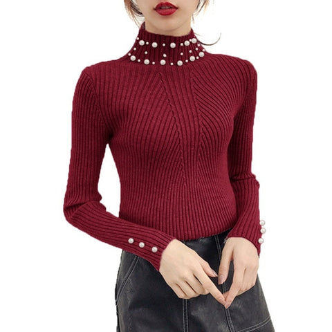 Slim Women Knit Sweater Pullover