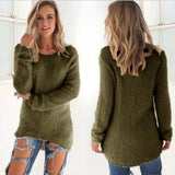 Winter Knitted Sweater Women Pullover