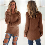 Winter Knitted Sweater Women Pullover