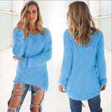 Winter Knitted Sweater Women Pullover