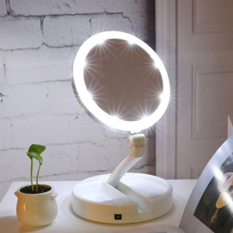 Portable LED Lighted Makeup Mirror