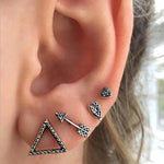 Geometric Triangle Arrow Heart